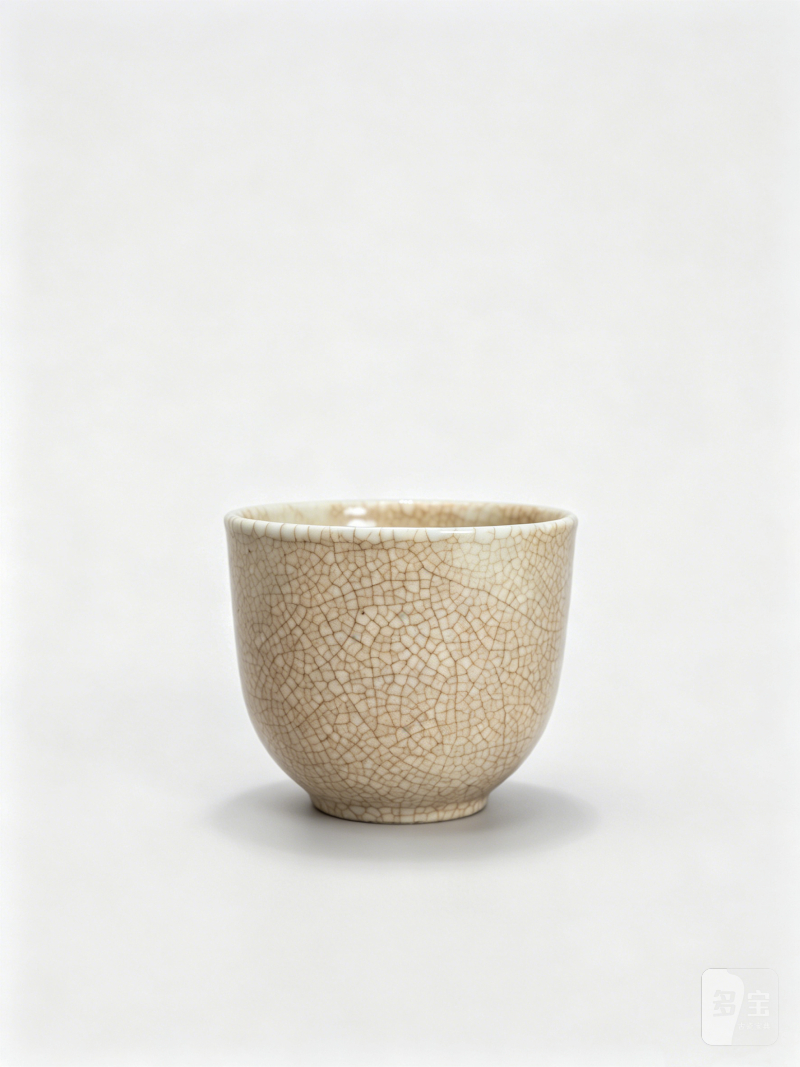 清中期 哥釉杯
